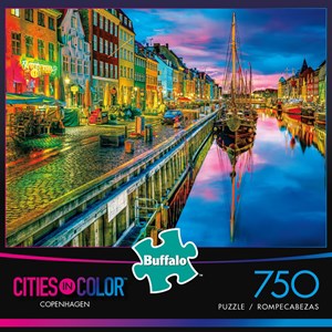 Buffalo Games (17114) - Aimee Stewart: "Copenhagen (Cities in Color)" - 750 pezzi