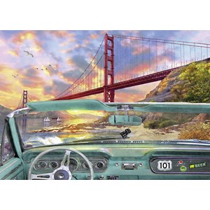 Ravensburger (19720) - Dominic Davison: "Golden Gate" - 1000 pezzi