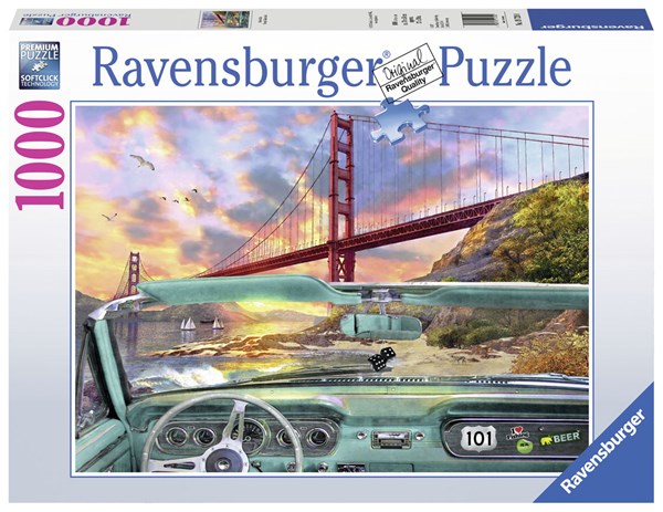 Ravensburger (19720) - Dominic Davison: "Golden Gate" - 1000 pezzi