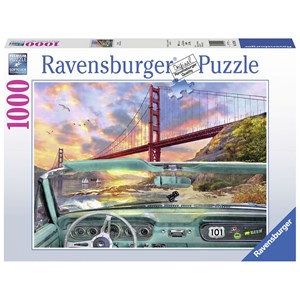 Ravensburger (19720) - Dominic Davison: "Golden Gate" - 1000 pezzi