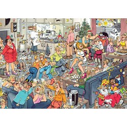 Jumbo (19024) - Jan van Haasteren: "Happy Holidays" - 1000 pezzi