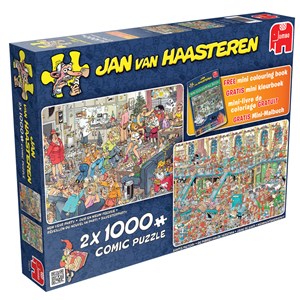 Jumbo (19024) - Jan van Haasteren: "Happy Holidays" - 1000 pezzi