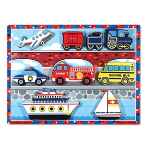 Melissa and Doug (3725) - "Vehicles" - 9 pezzi