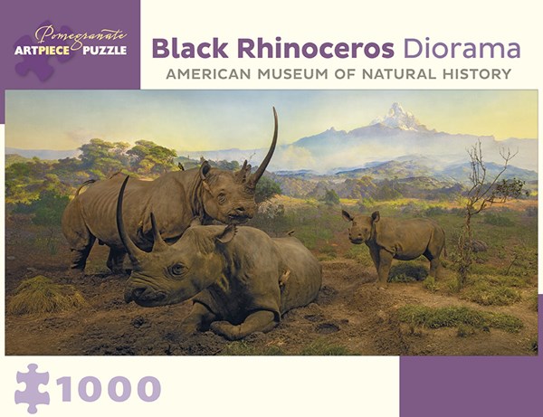 Pomegranate (AA955) - "Black Rhinoceros Diorama" - 1000 pezzi