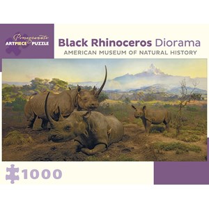 Pomegranate (AA955) - "Black Rhinoceros Diorama" - 1000 pezzi