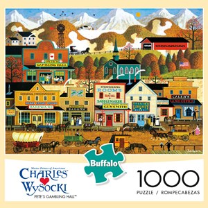 Buffalo Games (11446) - Charles Wysocki: "Pete's Gambling Hall" - 1000 pezzi
