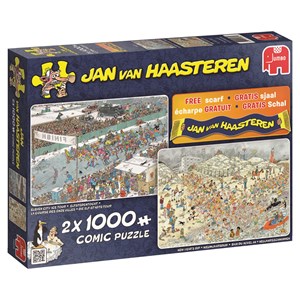 Jumbo (19035) - Jan van Haasteren: "Winter Fun" - 1000 pezzi