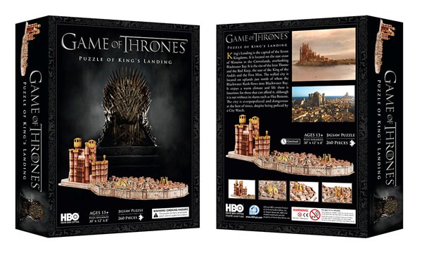 4D Cityscape (51003) - "3D Game of Thrones: Kings Landing" - 260 pezzi