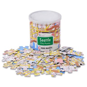 Geo Toys (GEO 236) - "City Magnetic Puzzle Seattle" - 100 pezzi