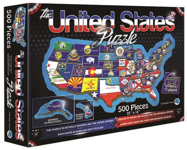 A Broader View (156) - "The USA Puzzle" - 500 pezzi