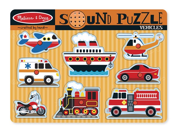 Melissa and Doug (725) - "Vehicles" - 8 pezzi