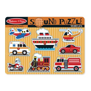 Melissa and Doug (725) - "Vehicles" - 8 pezzi