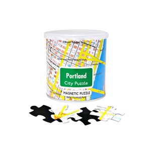 Geo Toys (GEO 247) - "City Magnetic Puzzle Portland" - 100 pezzi
