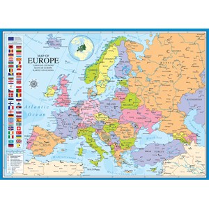 Eurographics (6000-0789) - "Map of Europe" - 1000 pezzi