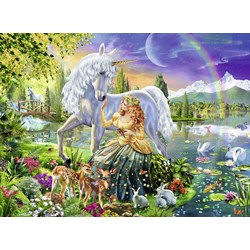 Ravensburger (12642) - Adrian Chesterman: "Gathering at Twilight" - 200 pezzi