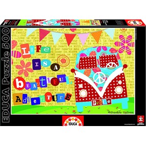 Educa (16278) - "Life is a Beautiful Adventure" - 500 pezzi
