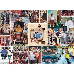 MasterPieces (71621) - Norman Rockwell: "Rockwell Collage" - 1000 pezzi