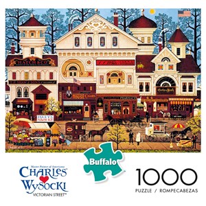 Buffalo Games (11447) - Charles Wysocki: "Victorian Street" - 1000 pezzi