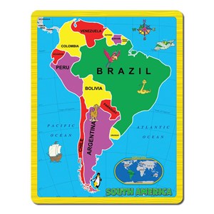 A Broader View (652) - "South America (The Continent Puzzle)" - 35 pezzi