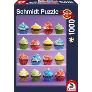 Schmidt Spiele (58217) - "Cupcakes Delight" - 1000 pezzi
