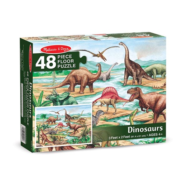 Melissa and Doug (421) - "Dinosaurs" - 48 pezzi