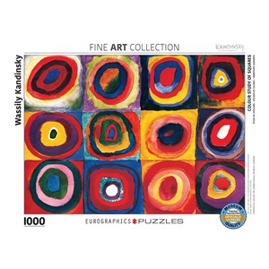 Eurographics (6000-1323) - Vassily Kandinsky: "Colour Study of Squares" - 1000 pezzi