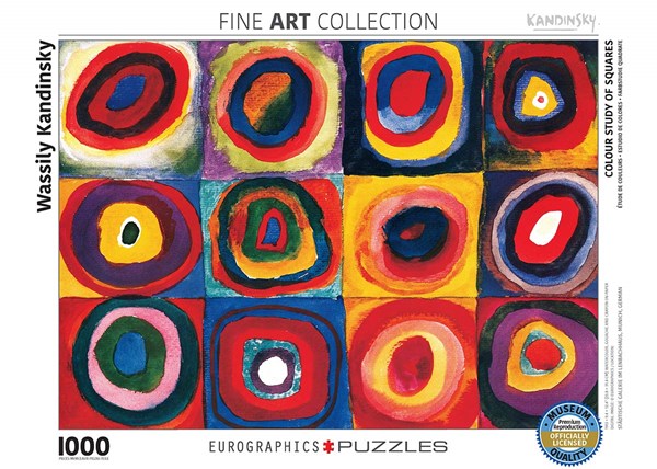 Eurographics (6000-1323) - Vassily Kandinsky: "Colour Study of Squares" - 1000 pezzi