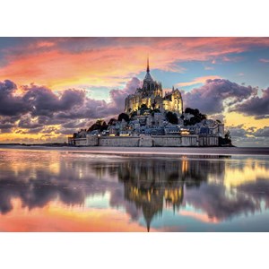 Clementoni (39367) - "Le Magnifique Mont Saint-Michel" - 1000 pezzi