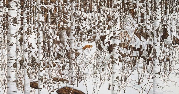 SunsOut (74402) - Bev Doolittle: "Woodland Encounter" - 500 pezzi