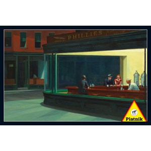 Piatnik (538445) - Edward Hopper: "Nighthawks, 1942" - 1000 pezzi