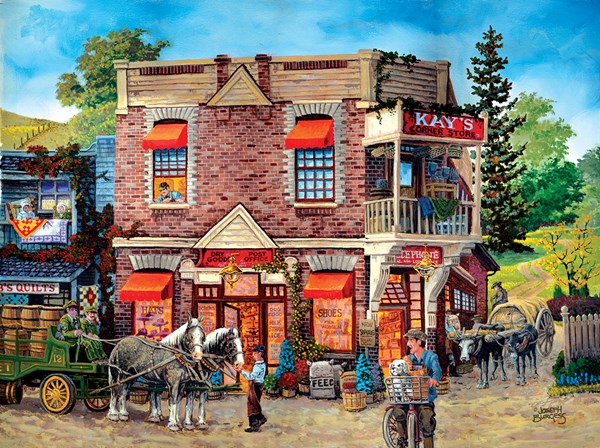 SunsOut (38881) - Joseph Burgess: "Kay's General Store" - 1000 pezzi