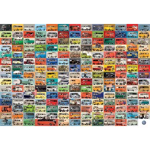 Eurographics (8220-0783) - "The Volkswagon Groovy Bus Collage" - 2000 pezzi