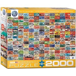 Eurographics (8220-0783) - "The Volkswagon Groovy Bus Collage" - 2000 pezzi