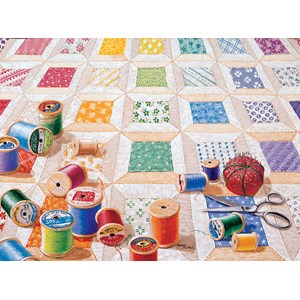 SunsOut (24218) - Rebecca Barker: "Spools" - 1000 pezzi