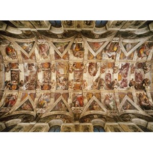 Clementoni (39225) - Michelangelo: "The Sistine Chapel" - 1000 pezzi