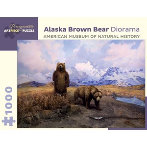 Pomegranate (AA940) - "Alaska Brown Bear Diorama" - 1000 pezzi