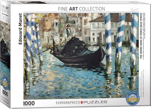 Eurographics (6000-0828) - Edouard Manet: "The Grand Canal of Venice, Blue Venice" - 1000 pezzi