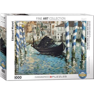 Eurographics (6000-0828) - Edouard Manet: "The Grand Canal of Venice, Blue Venice" - 1000 pezzi