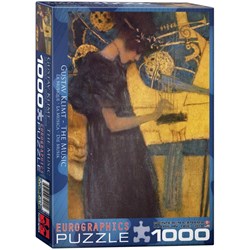 Eurographics (6000-1991) - Gustav Klimt: "The Music" - 1000 pezzi