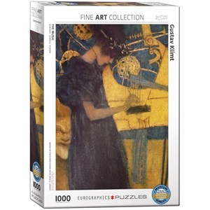 Eurographics (6000-1991) - Gustav Klimt: "The Music" - 1000 pezzi