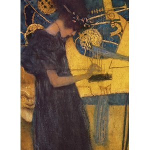 Eurographics (6000-1991) - Gustav Klimt: "The Music" - 1000 pezzi