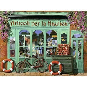 Ravensburger (16349) - "The Red Bicycle" - 1500 pezzi