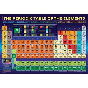 Eurographics (6200-1001) - "The Periodic Table of the Elements" - 200 pezzi
