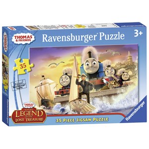 Ravensburger (08768) - "Sodor's Legend of the Lost Treasure" - 35 pezzi