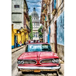 Educa (16754) - "Vintage Car In Old Havana" - 1000 pezzi