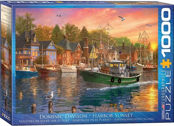Eurographics (6000-0969) - Dominic Davison: "Harbor Sunset" - 1000 pezzi