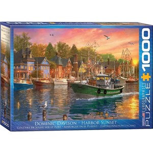 Eurographics (6000-0969) - Dominic Davison: "Harbor Sunset" - 1000 pezzi
