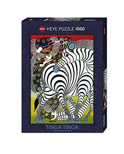 Heye (29425) - Edward Saidi Tingatinga: "Zebra" - 1000 pezzi