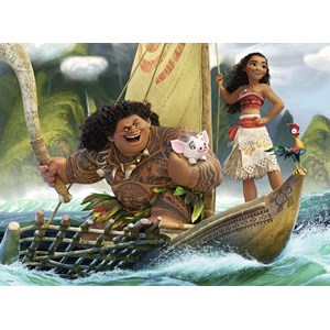 Ravensburger (10719) - "Moana and Maui" - 100 pezzi