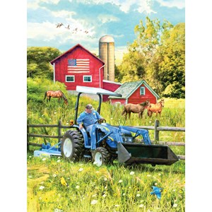 SunsOut (25348) - Greg Giordano: "New Holland Field Day" - 1000 pezzi